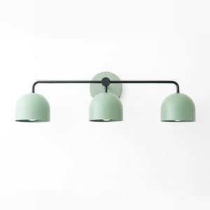 Nordic Dome Shade Vanity Sconce, 2 or 3-Light